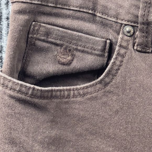 Gloria Vanderbilt Amanda Jeans Womens 18W‎ Brown Denim Pants Casual Work Pockets - Picture 7 of 16